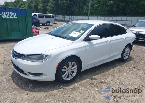 2015 Chrysler 200 Limited z USA, uszkodzony, nr VIN 1C3CCCAB5FN712607